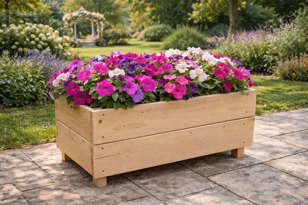 Donice Drewniane, Ogrodowe