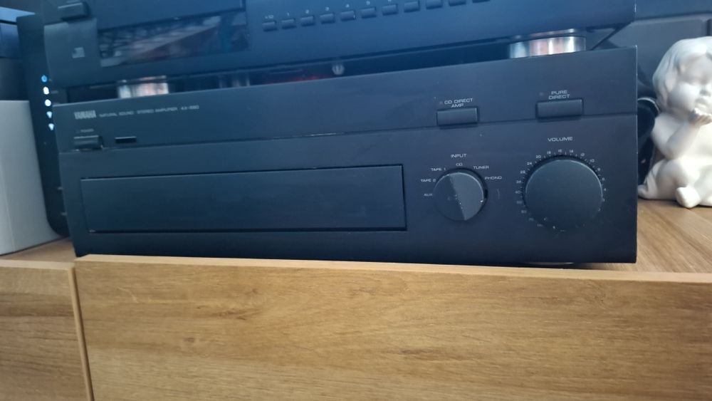 Yamaha ax 590 mocny ciężki wzmacniacz audiofilski czarny sprawny