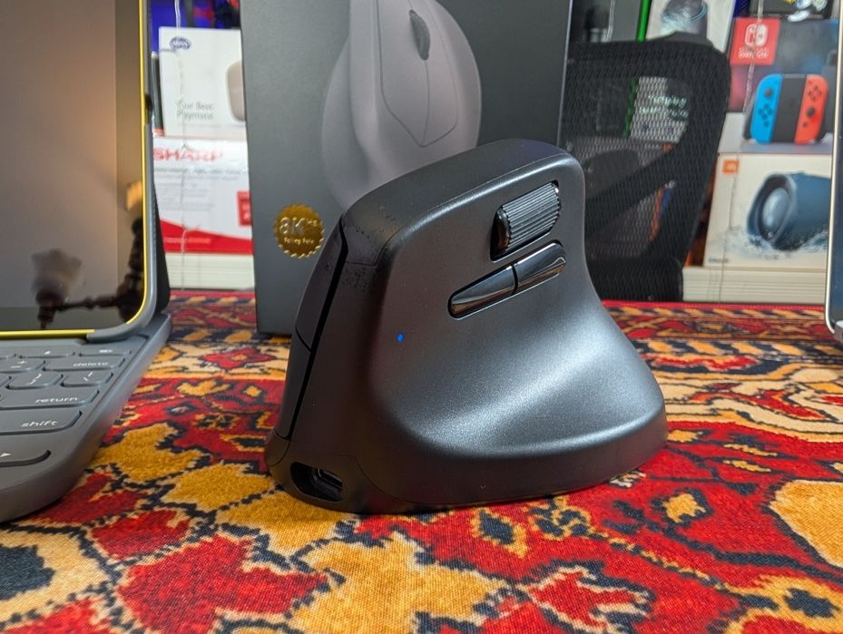 Keychron M5 8K - rewelacyjna ergonomiczna mysz bezorzewodowa