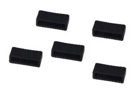 5x Szlufka Do SMARTWATCH Garmin Samsung 22 mm CZARNA Uniwersalna