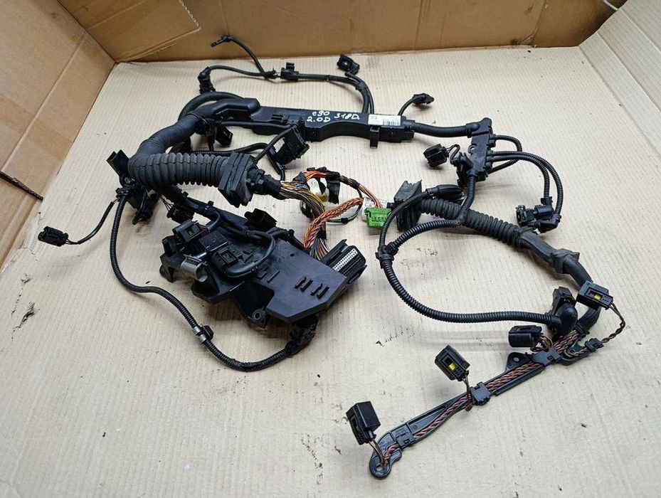 bmw e90 instalacja silnika wiązka 2,0d e91