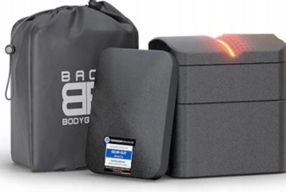 Zestaw obciążający plecy do rozciągania pleców Back Bodyguard Black