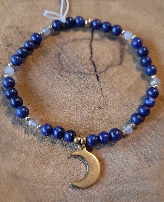 Bransoletka "TRZECIE OKO" Lapis Lazuli Labradoryt