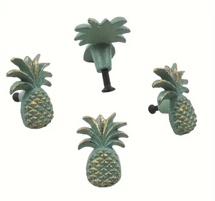 4 Puxadores em Ferro - Ananás