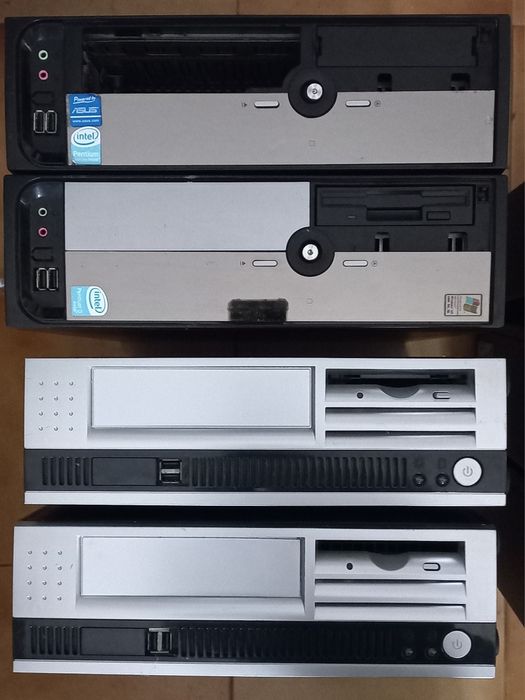 Caixa horizontal com fonte para pc com licença Windows