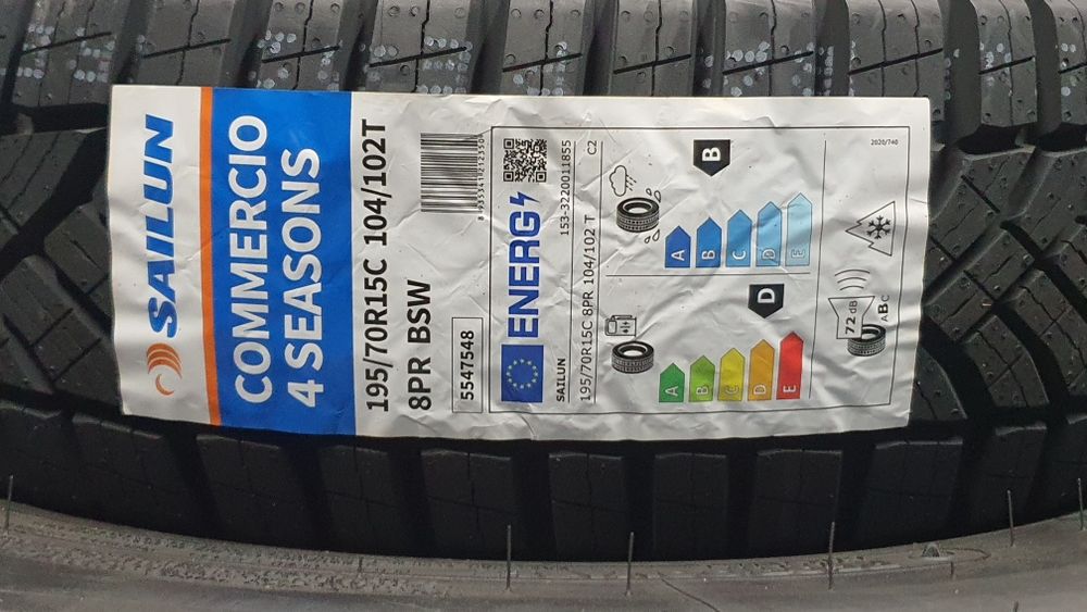 195/70 R15C NOWE opony całoroczne Sailun ! NOWE