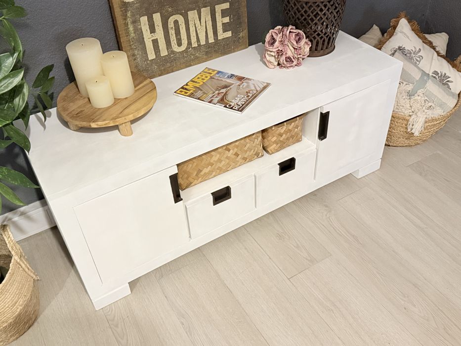 aparador, consola, armario, movel de tv, acacia, arboretto, rustico