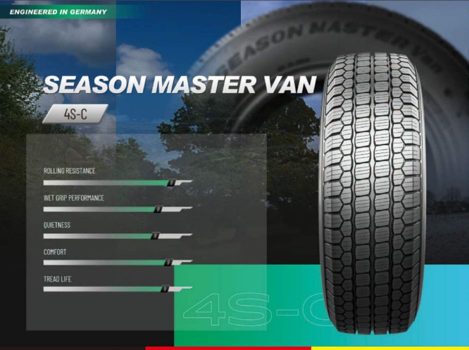 1x 215/65R16C Greentrac Season Master VAN 2025r 3 lata gwar.
