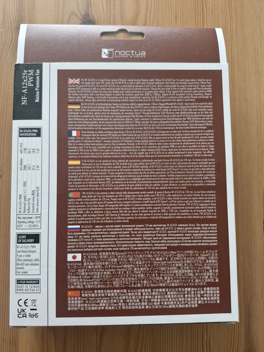 Wentylator Noctua NF-A12x25r PWM 120mm