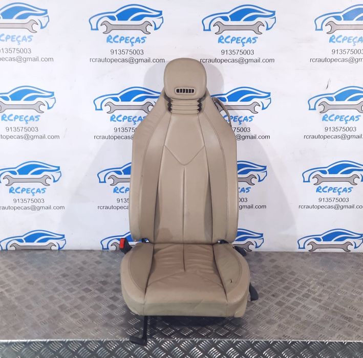 BANCOS PELE BEGE MERCEDES BENZ CLASS SLK R171 AMG
