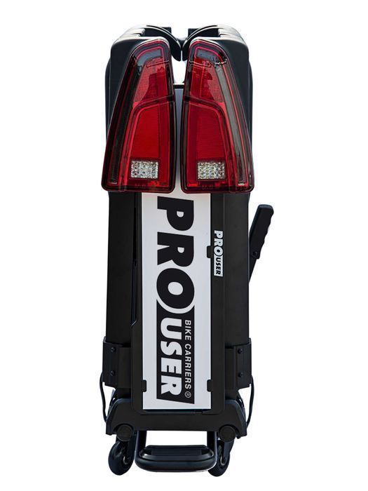 Bagażnik Platforma Rowerowa na Hak PROUSER Black Edition FG3 rowery LED + Grt E-bike