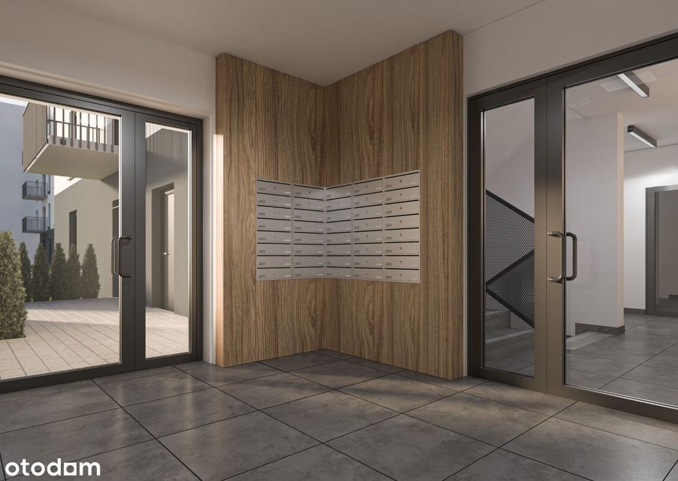 Nowe 3 pokoje 46 m² | Garaż | Komórka 3 m² Balkon | Funkcjonalny układ – pohled 5
