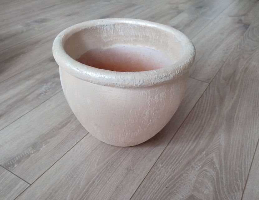 Donica kamienna ,gruba Średnica 30 cm