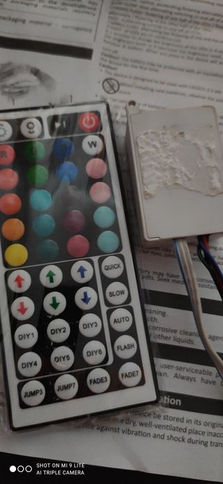 Sterownik do led RGB uniwersalny 5v+pilot do led 44 przyciski