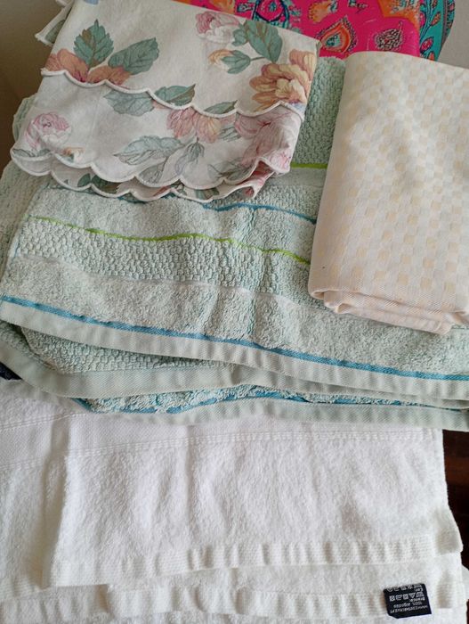 Toalhas de banho e de mesa