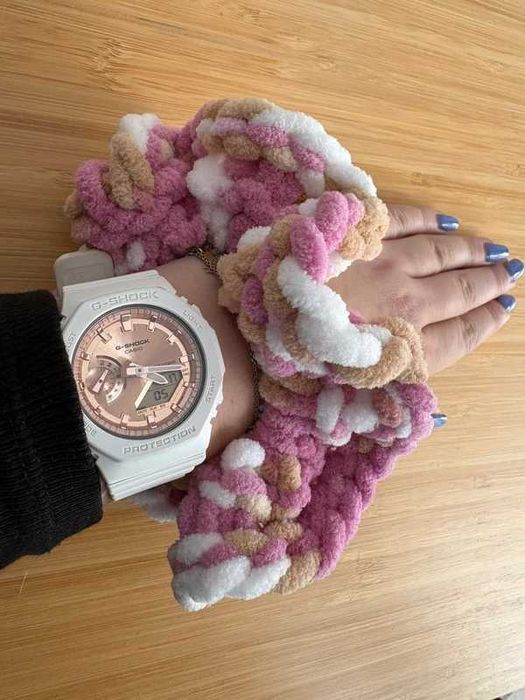 Duża gumka scrunchie handmade