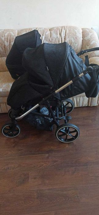 Коляска 2 в 1 Riko Swift Premium 13 Carbon