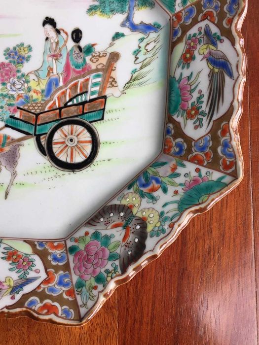 SALDOS -- Prato grande 28 cm  Companhia das Indias -- MANDARIN