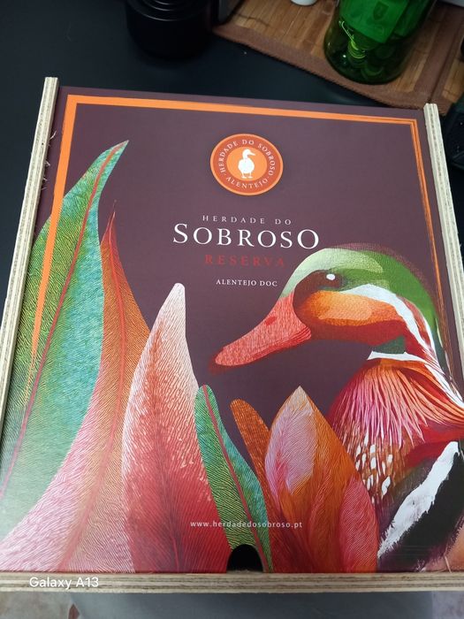 Caixa de vinho herdade sobroso