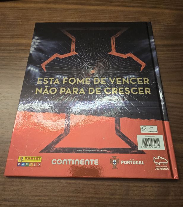 Caderneta Vazia Fome de Vencer 2022