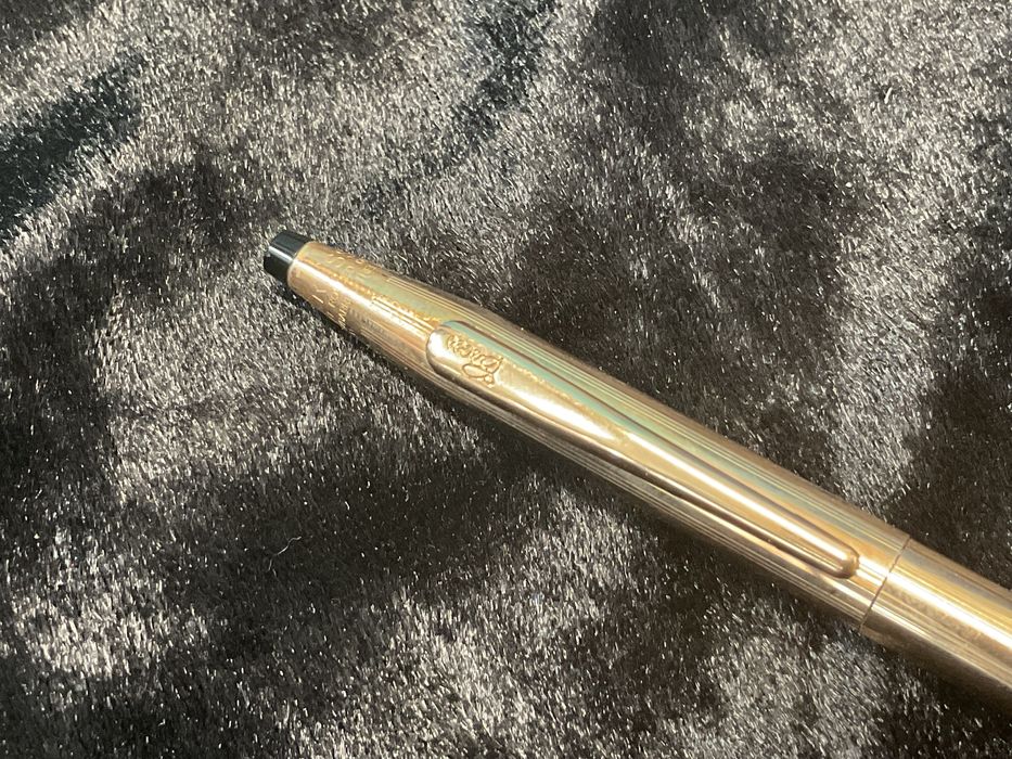 Lapiseira Cross 14 kilates rolled gold 13 cm