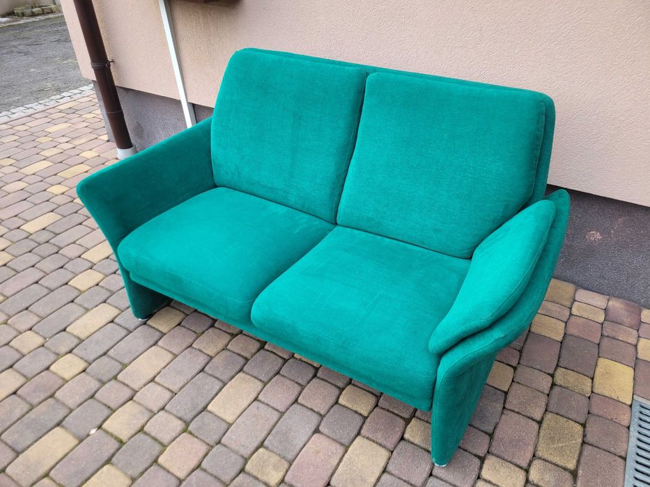 Nowoczesna Sofa Z Funkcją Relaxu Zielona - Transport