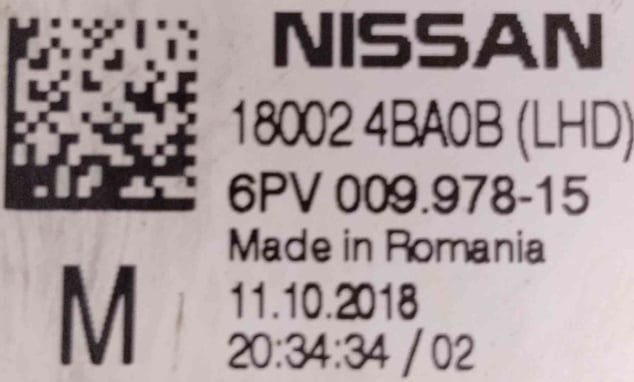 Pedal do Acelerador 180024BA0B - NISSAN X-TRAIL III