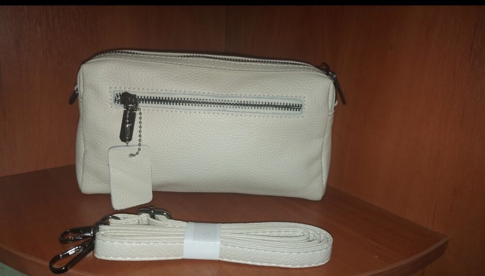 Шкіряна сумка з натуральної шкіри