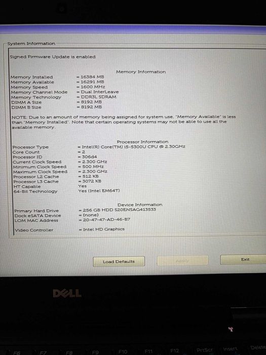 Laptop DELL Latitude 7450 intel i5, 16GB RAM, SSD 256GB, Win10Pro