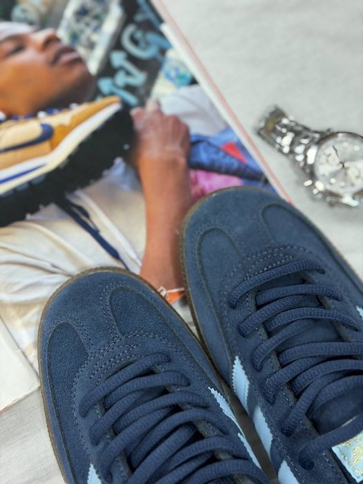 Топ Модель! Кросівки Adidas Handball Spezial Navy Gum, Адідас Сині, adidas