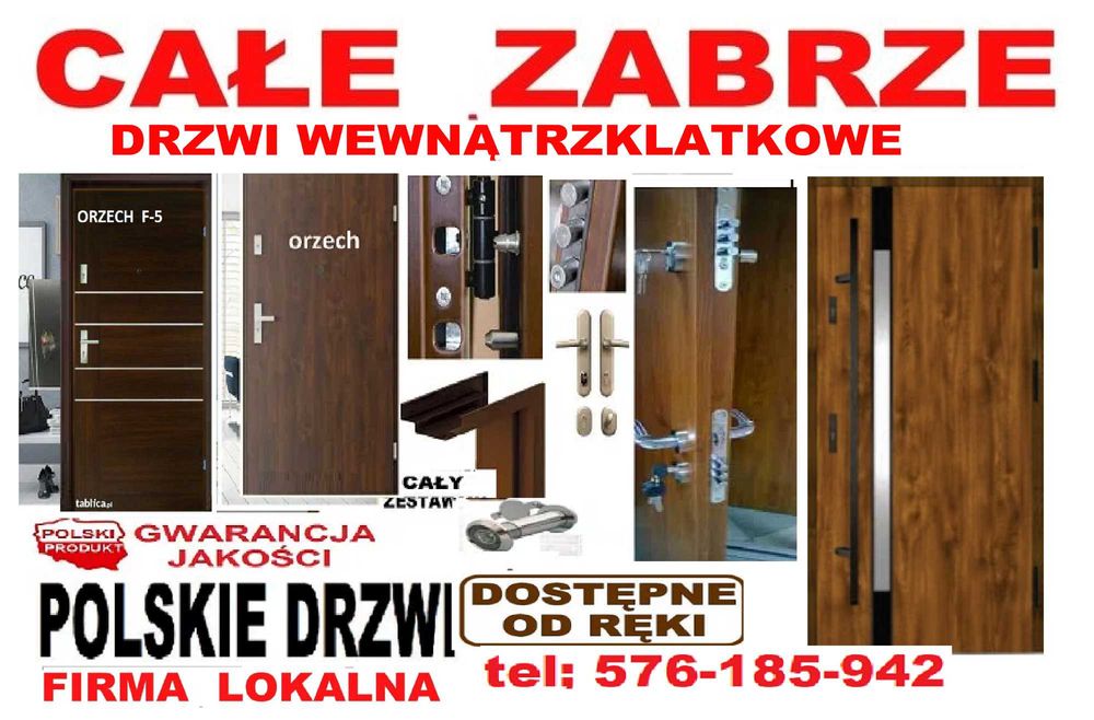 Drzwi WEJŚCIOWE zewnętrzne z MONTAŻEM do mieszkania w bloku klatkowe