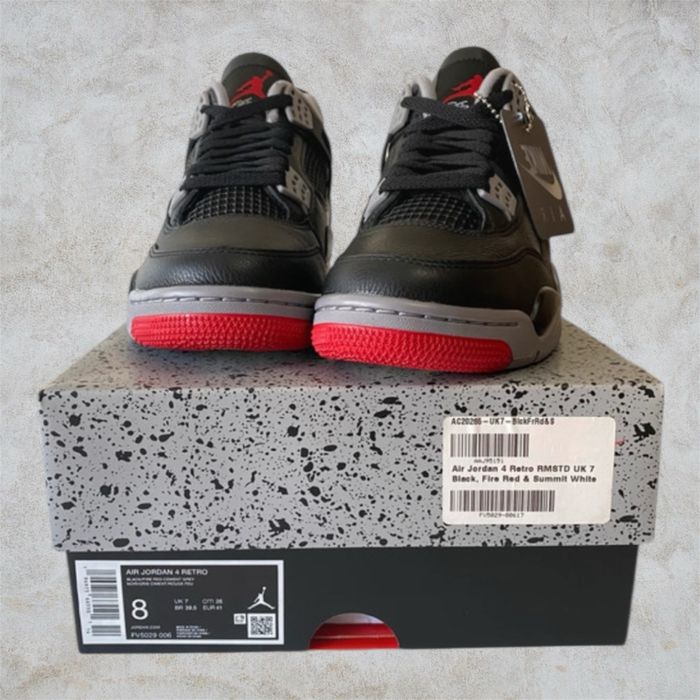 Air Jordan 4 bred reimagined