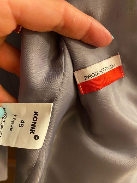 Marynarka/żakiet szara KONIK rozm 46