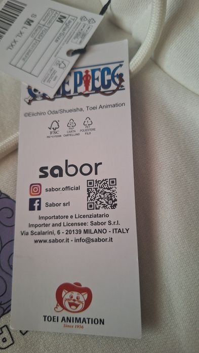 Новая Худди Luffy из one piece Италия