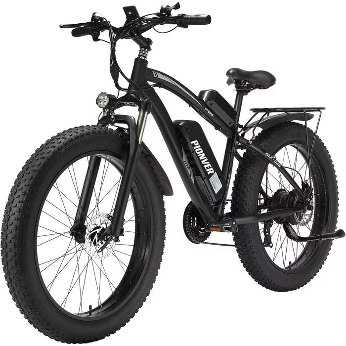 Bicicleta Elétrica Fat Bike 500W | Bateria Removível | Como Nova