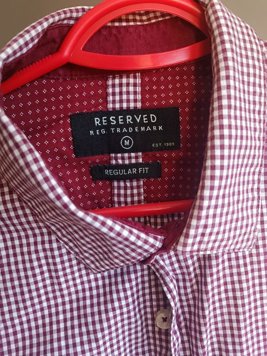 Koszula męska w kratkę 100% bawełna