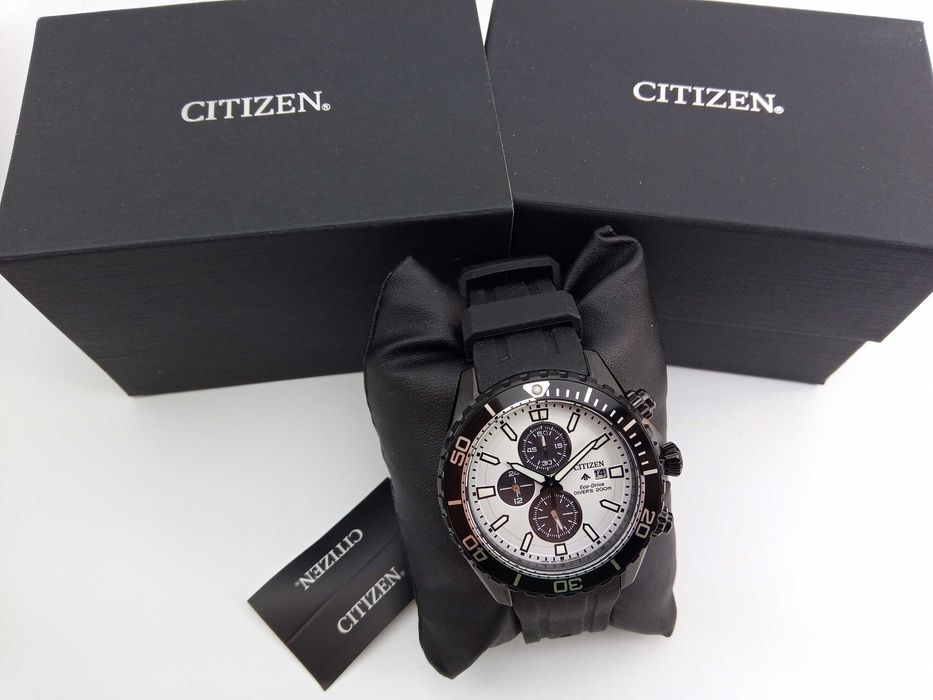 Японские мужские 200м дайверские часы - Citizen Eco-Drive CA0825-05A