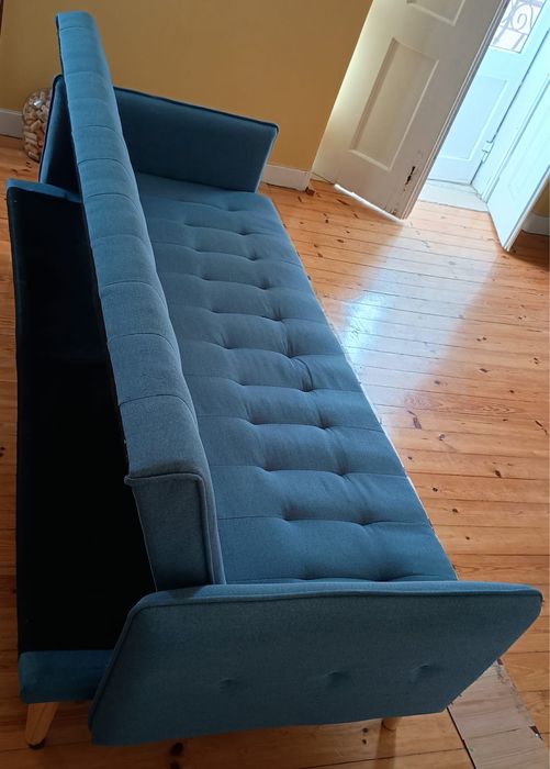 Sofá Cama Azul clic clac
