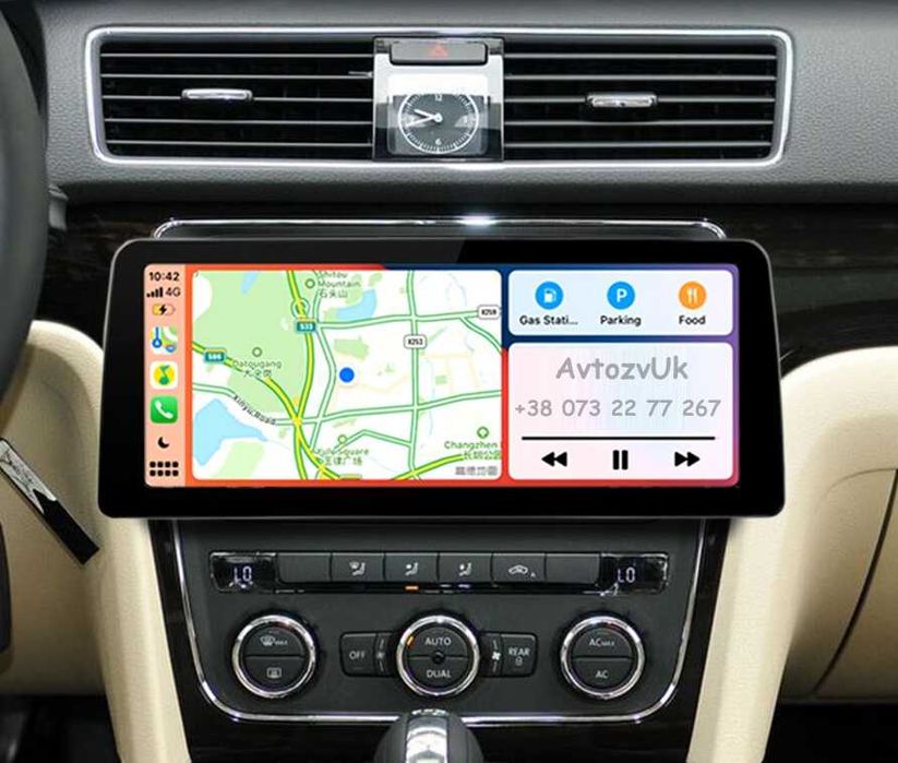 Магнитола PASSAT VW B7 USA Volkswagen Б7 GPS 2 дин CarPlay Android 15