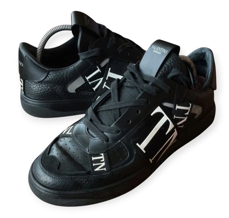 Valentino Garavani VL7N Oryginalne Męskie Skórzane Buty Snakersy
