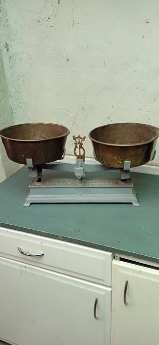 balança para pesar antiga para 10 Kg.