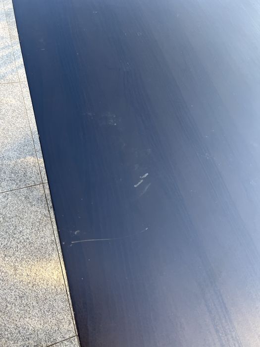 Biurko IKEA Linnmon czarne regulowane , blat 150x75cm