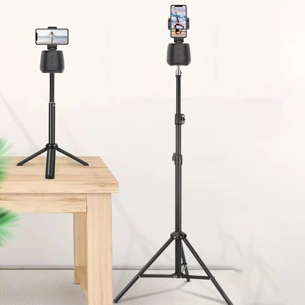 Розумний стабілізатор-трекер для смартфона Gimbal Stabilizer Q2 / 360 Smart Shooting  360° з ШІ та відстеженням обличчя + Пульт ДК