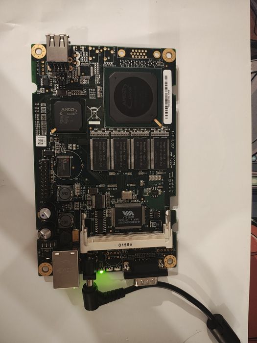 AMD Geode LX800 komputer PC Engines Alix.3d + obudowa + karta CF 8GB ...