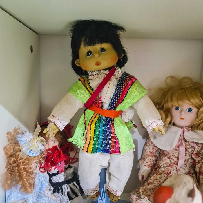 Boneco Mexicano Antigo Artesanal – 32 cm (Traje Tradicional / Coleção)