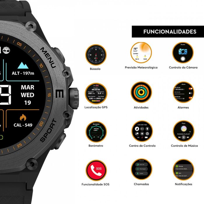 Smartwatch Timberland Trail Force S2