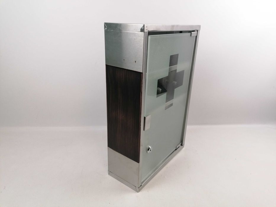 Szafka na leki pierwszej pomocy medyczna apteczka na ścianę Relaxdays