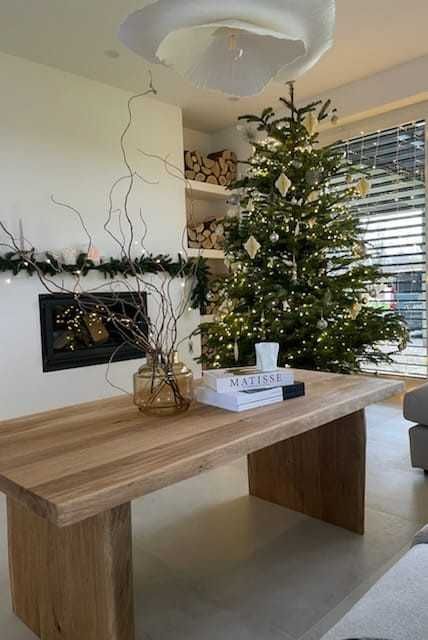 Ława Dębowa Loft Nowoczesna Lite Drewno Dąb Masywne Nogi