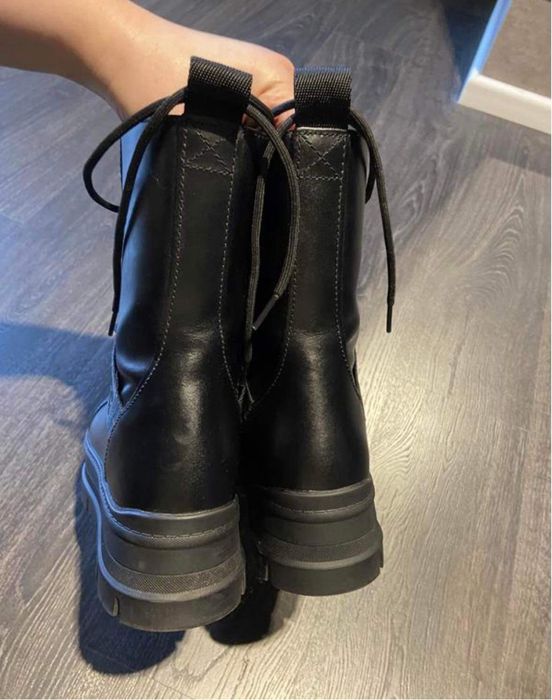 Ботинки ugg sheena boots берцы зимові шкіряні чоботи ugg