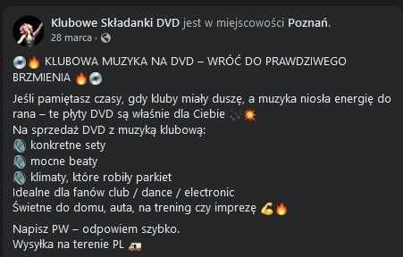 Muzyka Klubowa na płytach DVD
